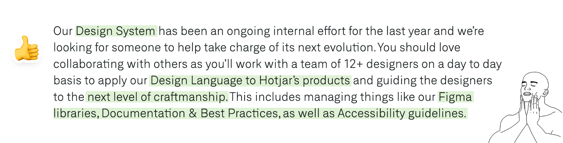 Job offer excerpt