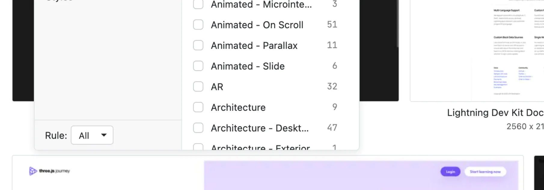 Capture of the parameter to take into account all the tags for filtering.