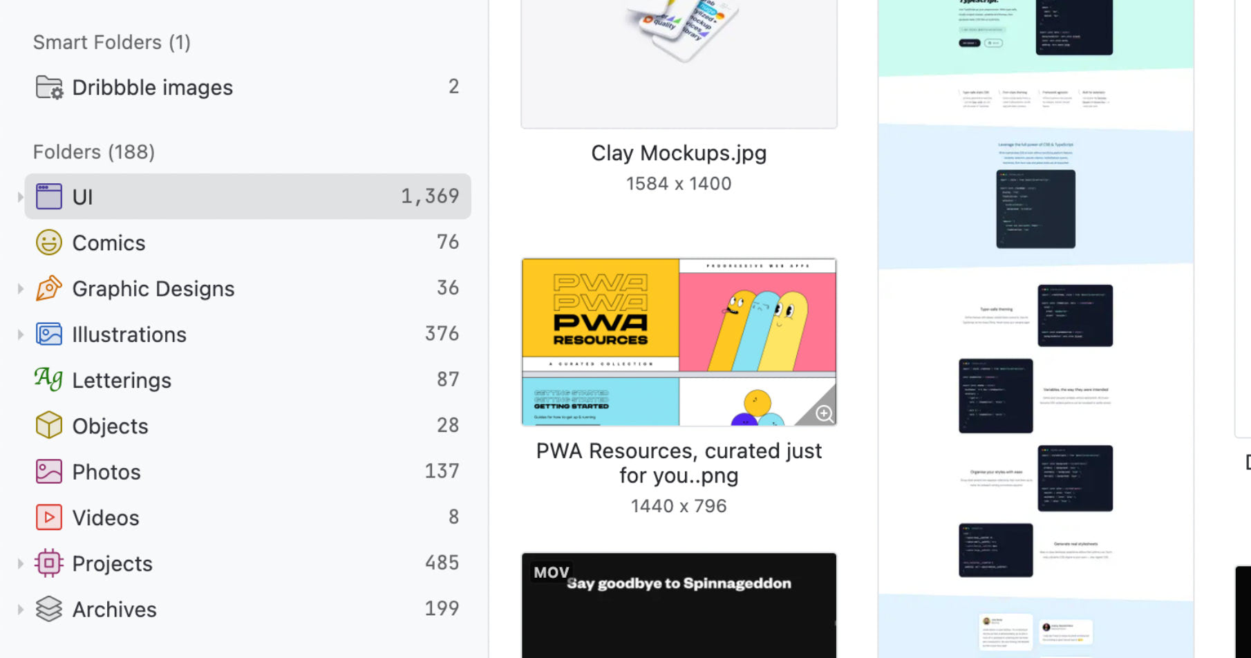 Captura de mis archivos en Eagle.